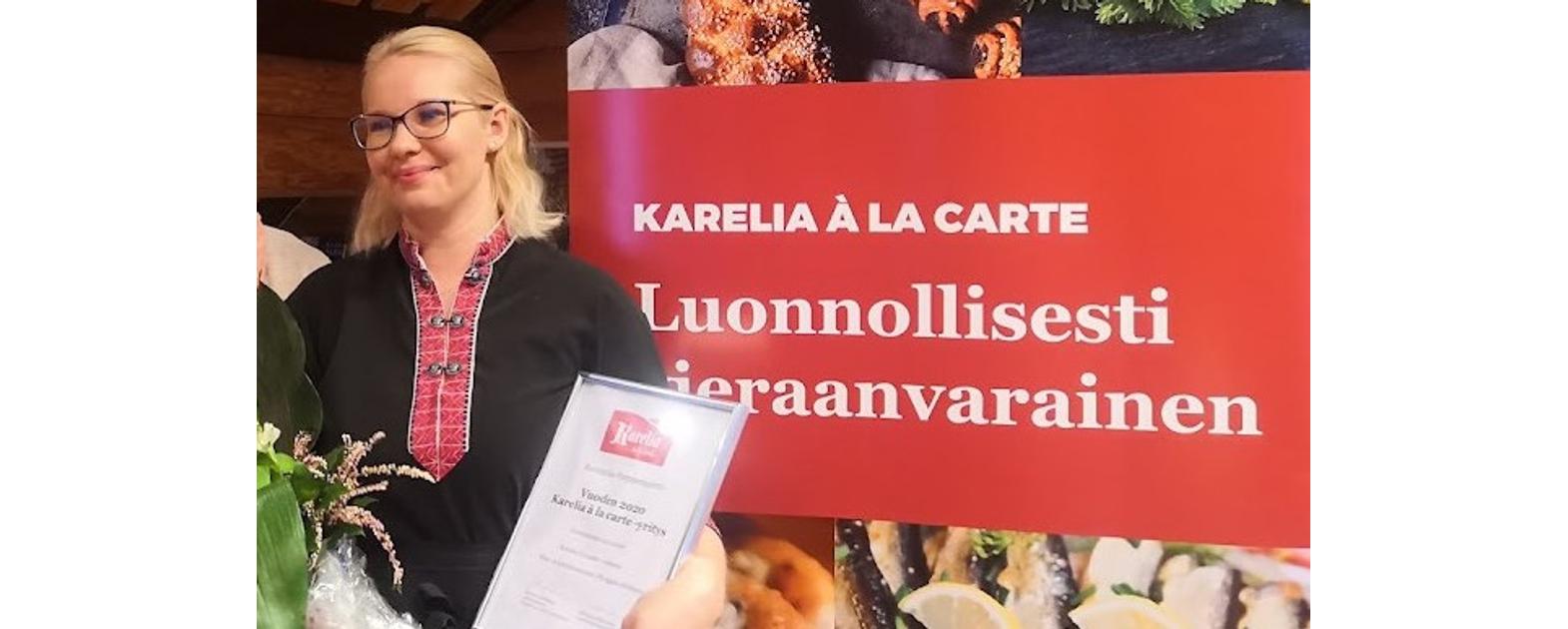 Palkitsemistilaisuus, karelia a'la carte